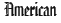 american font