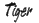 tiger font