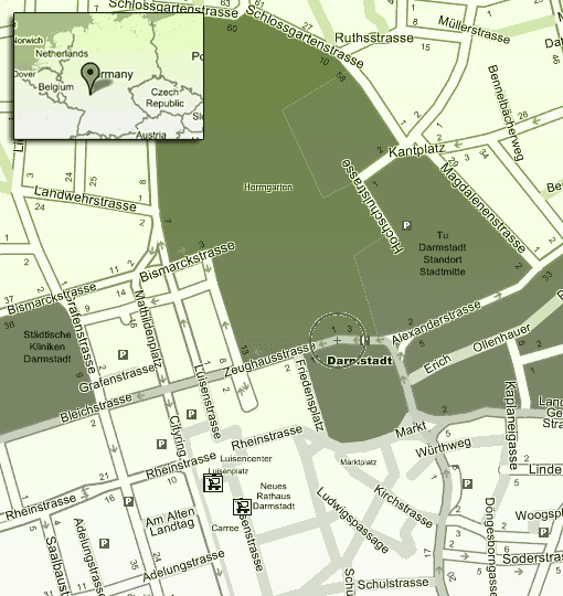 Hessisches Landesmuseum Map