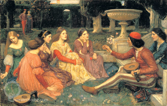 John William Waterhouse: A Tale from the Decameron - 1916