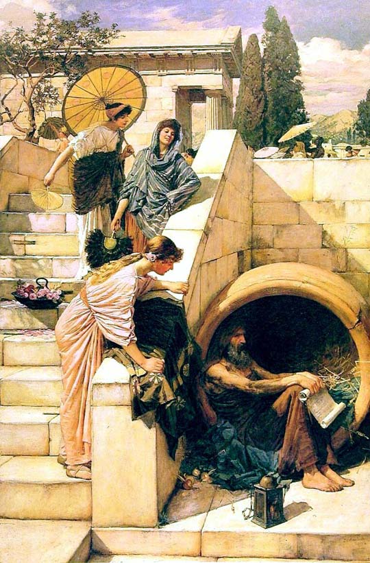 John William Waterhouse: Diogenes - 1905