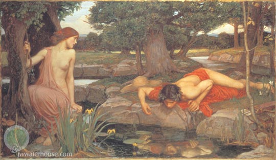 John William Waterhouse: Echo and Narcissus - 1903
