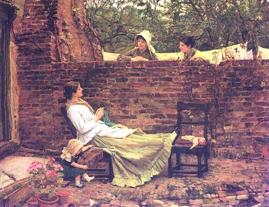 John William Waterhouse: Good Neighbours - 1885