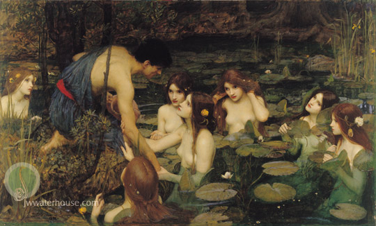 John William Waterhouse: Hylas and the Nymphs - 1896