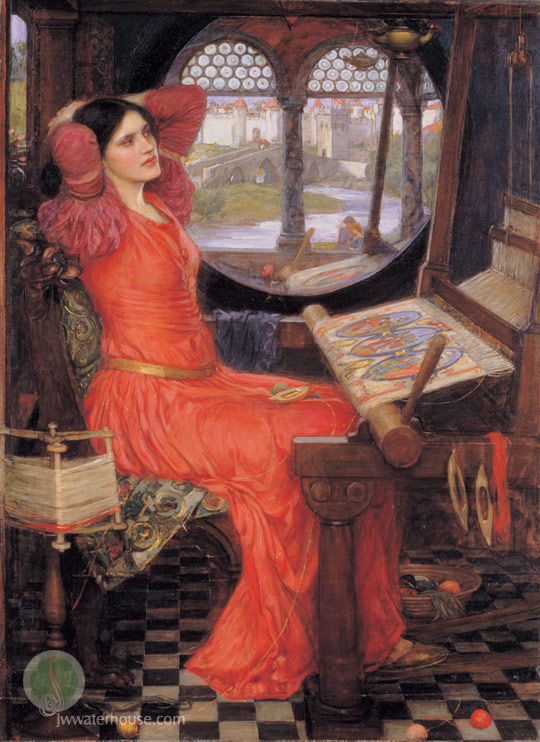 John William Waterhouse: I am Half-Sick of Shadows - said the Lady of Shalott - 1915