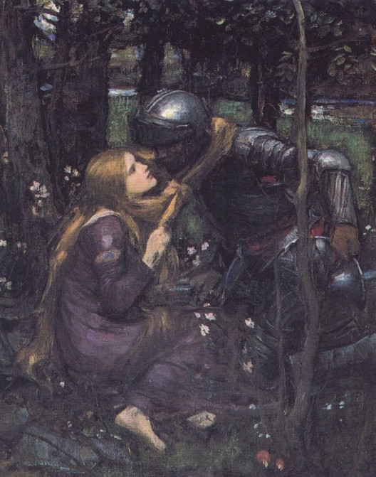 John William Waterhouse: La Belle Dame Sans Merci (study) - 1893