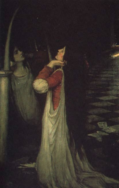 John William Waterhouse: Mariana in the South (study) - 1897