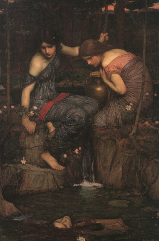 John William Waterhouse: Nymphs Finding the Head of Orpheus - 1905