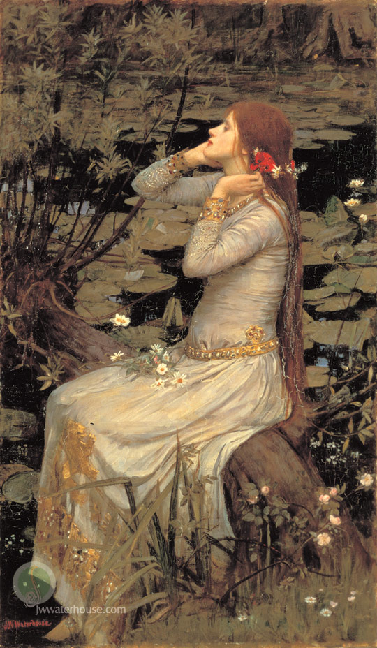 John William Waterhouse: Ophelia [by the pond] - 1894