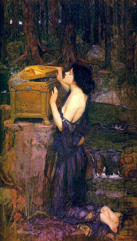 John William Waterhouse: Pandora - 1896