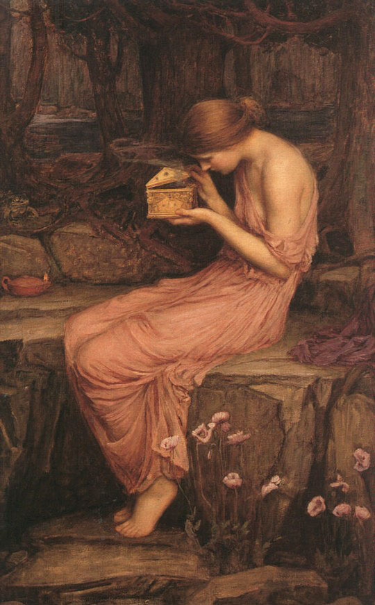 John William Waterhouse: Psyche Opening the Golden Box - 1903