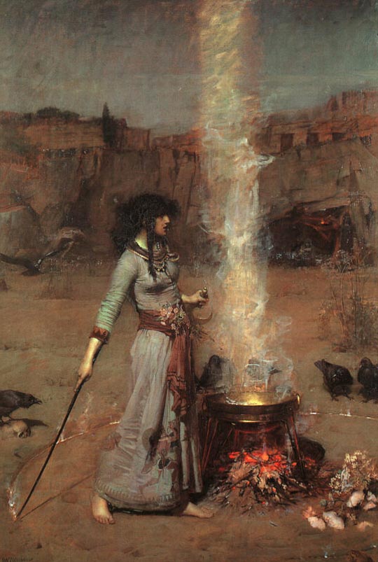 John William Waterhouse: The Magic Circle - 1886
