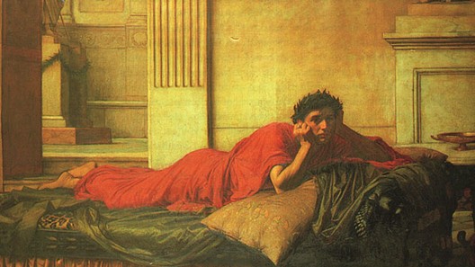 John William Waterhouse: The Remorse of Nero after the Murder of his Mother - 1878
