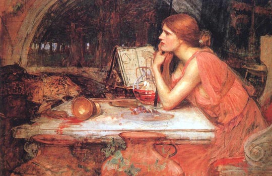 John William Waterhouse: The Sorceress - 1913